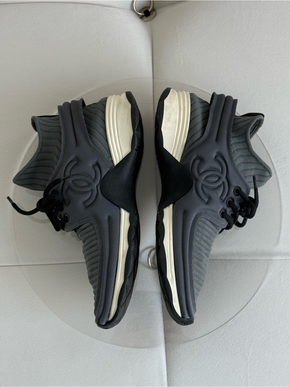 Chanel Lux Knit Runner Sneakers